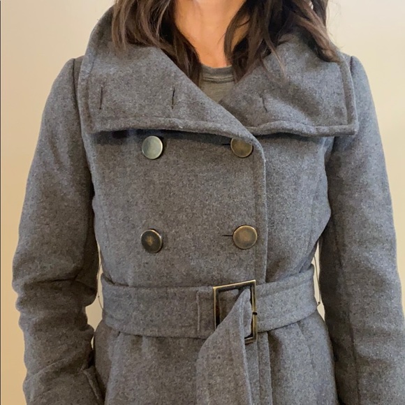 T. Babaton (Aritzia) Wool and Cashmere Peacoat - Picture 5 of 6